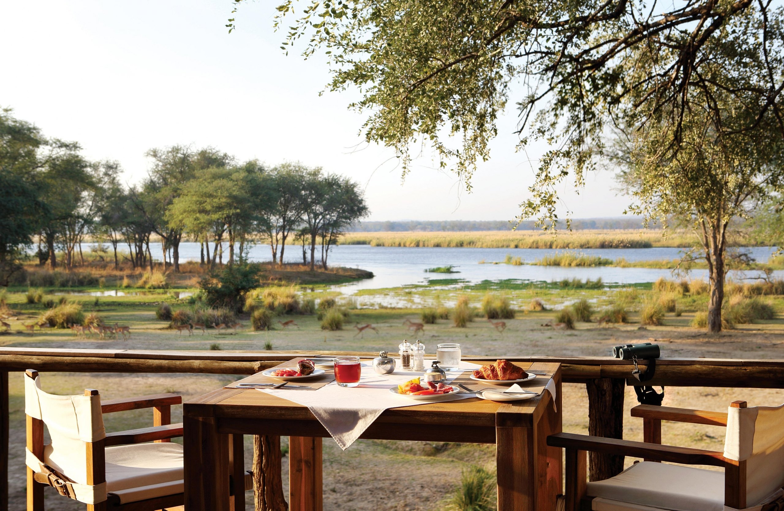 Breakfast on the Zambezi Deck