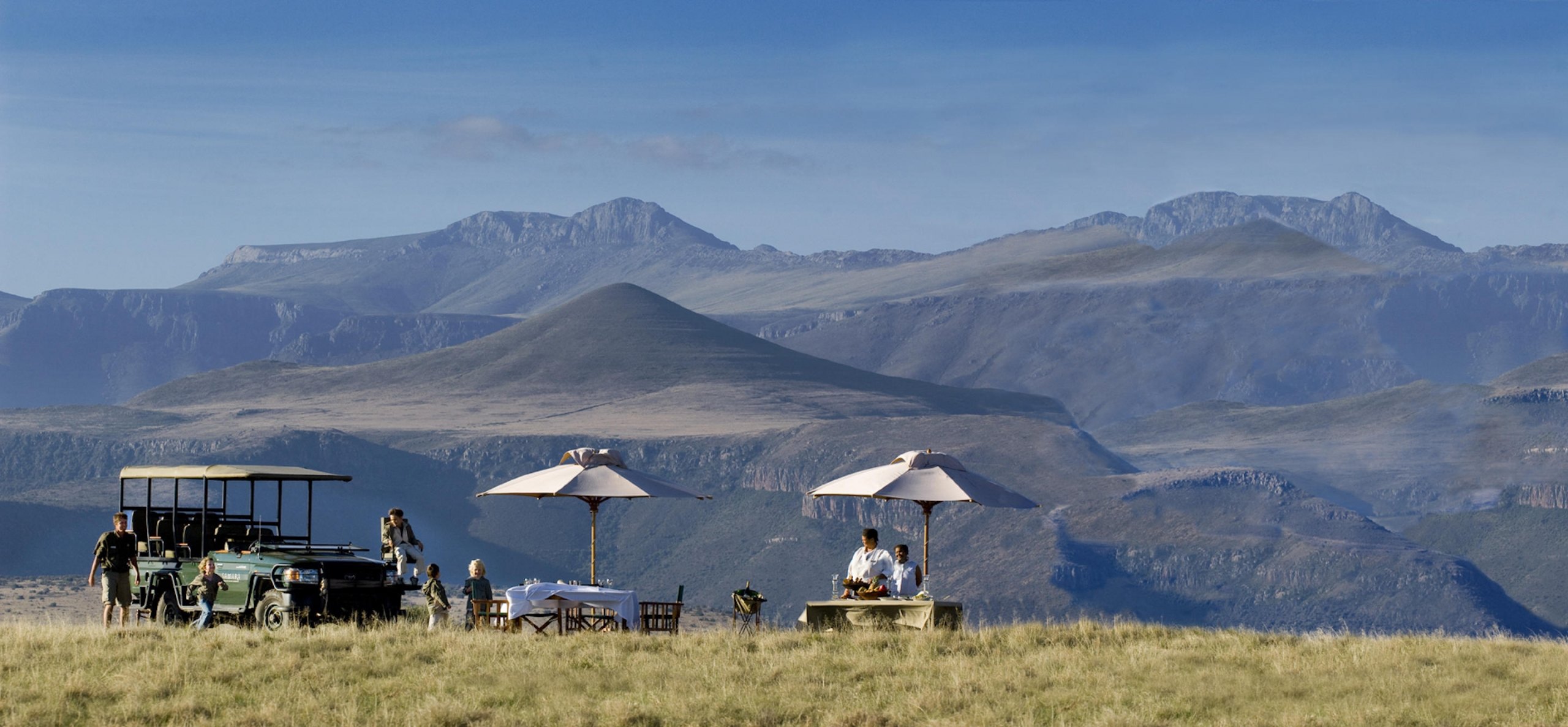 Mountain picnic on the Samara Mara