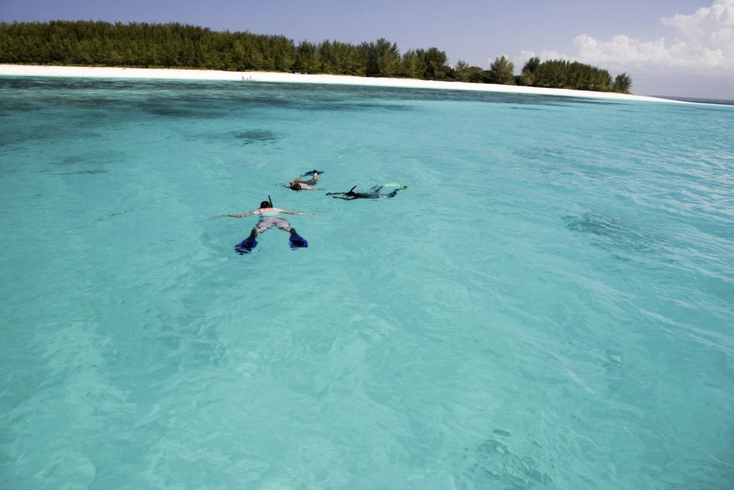 Snorkelling in Zanzibar