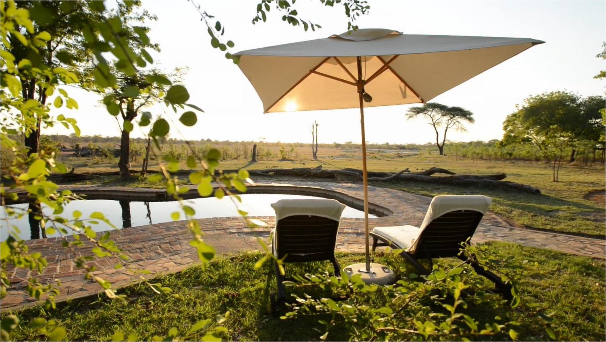 Pool side at Elephant's Eye Hwange