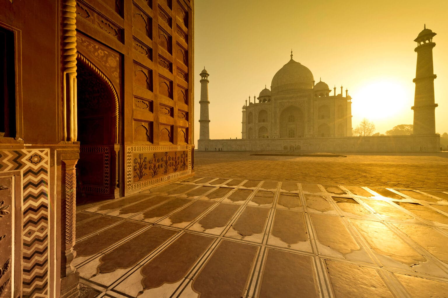 India Experience - Taj Mahal at Sunset