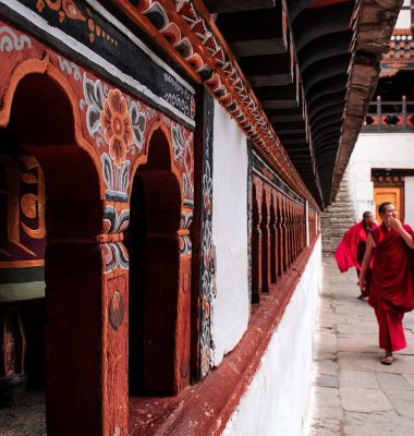 Bhutan Dzong Monk