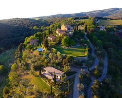 EU_Italy_Tuscany_Castello Di Vicarello-areal view